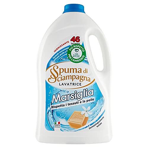 Spuma di Sciampagna Detersivo Lavatrice Liquido Marsiglia 46 Lavaggi - 2070 ml