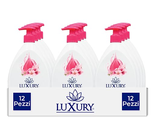 Luxury Sapone Mani Fiori di Ciliegio Liquido 12 pezzi x 750 ml