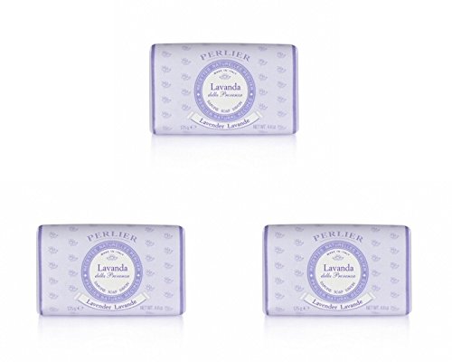 Perlier: Lavanda Lavender Scented Soap * 4.4 Ounce (125gr) Packages * [ Italian Import ] by Perlier