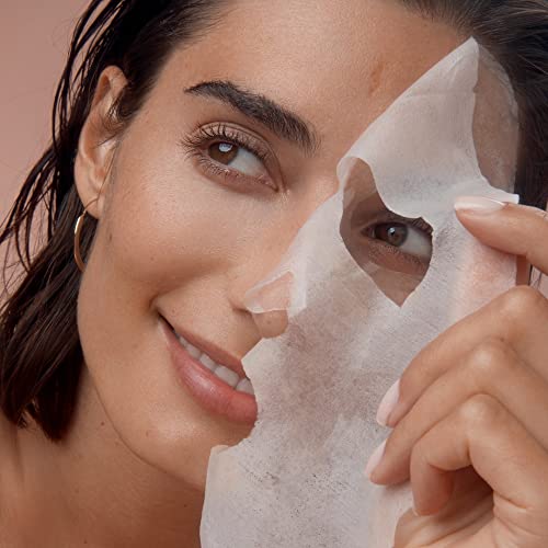 NIVEA Maschera viso antirughe Visage Q10 Plus, Maschera viso idratante in tessuto con 2 antiossidanti Q10 e Vitamina C, Maschera viso Vitamina C e Q10 anti-age