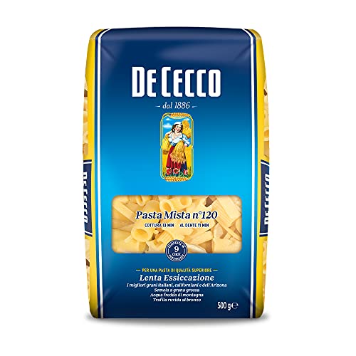 De Cecco - Pasta mista, di Semola di Grano Duro - 6 pezzi da 500 g [3 kg]