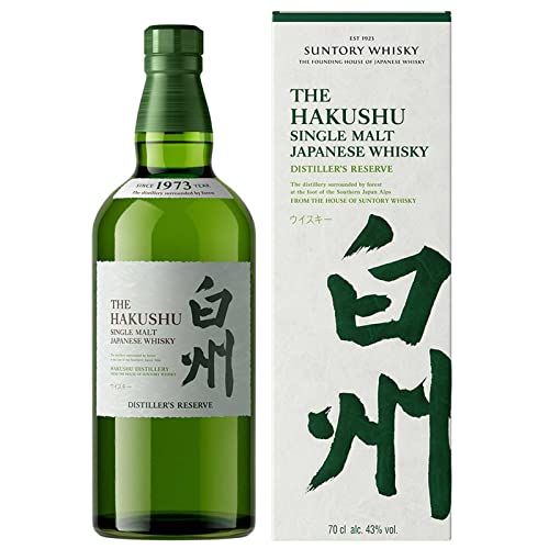 Suntory The Hakushu DISTILLER'S RESERVE Single Malt Japanese Whisky 43% Vol. 0,7l in Giftbox