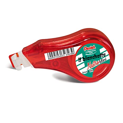 PENTEL correttore a nastro il bianchetto mini 5mmx6mt ztn25bwi pentel