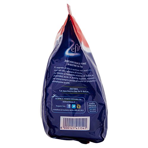Zefiro Zucchero Bustine - 5 pezzi da 500 g [2500 g]