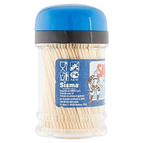 Samurai Stuzzicadenti in Bambu' in Dispenser, 280 Pezzi