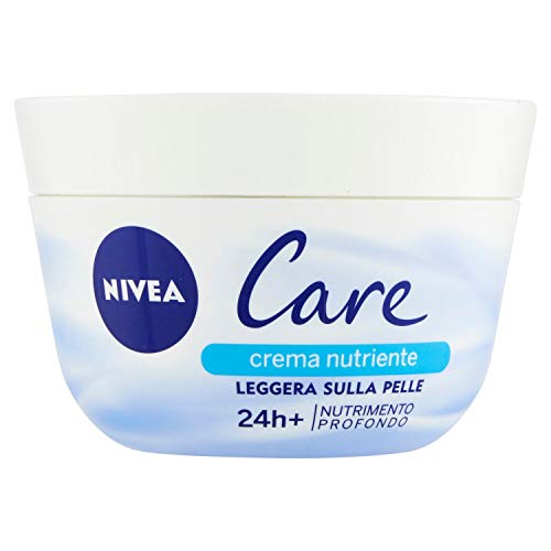 NIVEA Care Nutrimento Profondo Crema nutriente leggera per viso e corpo Formula idratante con Microsfere di Cera ad Idrodispersione