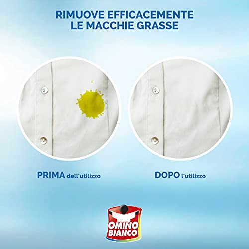 BOLTON GROUP Omino Bianco - Prodotto Specifico per Rimuovere Macchie Intense, Smacchiatore Spray a Secco Express, Azione Immediata Senza Aloni, 125 ml