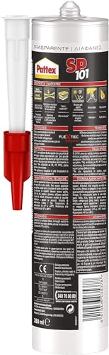Pattex SP101 Transparent, Sigillante trasparente per interni ed esterni