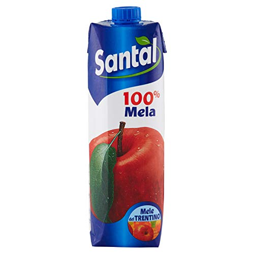 Santal - Succo, 100% Mela - 12 pezzi da 1 l [12 l]