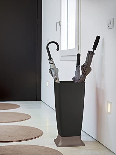 Stefanplast Zeus Portaombrelli, Grigio, Cm 25X25X55H