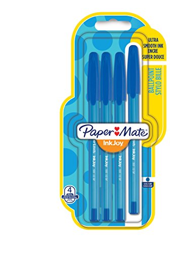 Papermate InkJoy 100ST - Penna a Sfera con Cappuccio e Punta Media da 1.0 mm