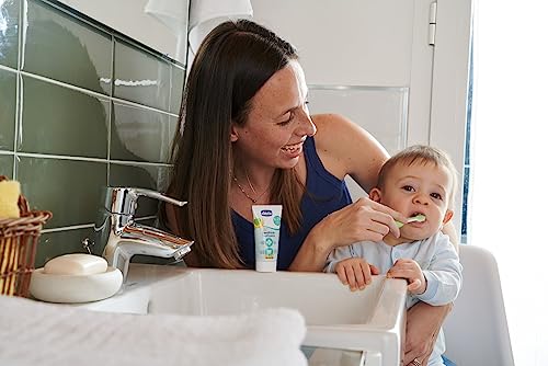 Chicco Spazzolino da Denti per Bambini con Testina Sagomata e Arrotondata