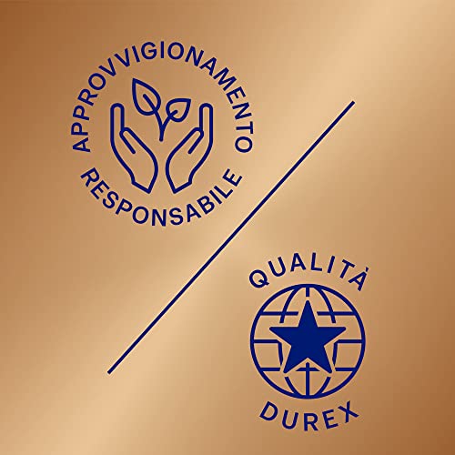 Durex Real Feel, Preservativi Senza Lattice, Sensazione Naturale di Contatto sulla Pelle