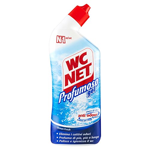 Wc Net - Detergente per Wc, Profumoso Gel,Elimina gli Odori, Profumi Assortiti - 6 pezzi da 700 ml [4200 ml]