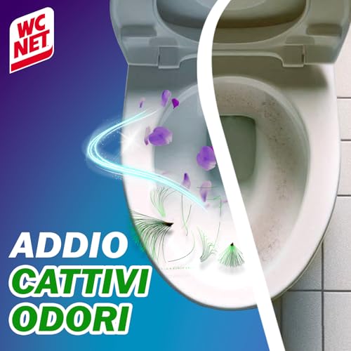 Wc Net - Profumoso Gel, Anticalcare e Igienizzante per WC, Tripacco Mono Fragranza a Seconda della Disponibilità, 3 Flaconi da 700 ml