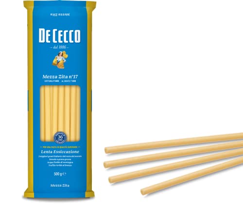 De Cecco Pasta Mezza Zita - 6 pezzi da 500 g [3 kg]