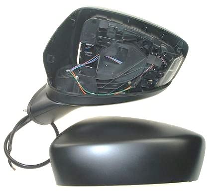 CG94 RETROVISORE Elettrico Termico Ribaltabile C.Fan. Destro [Lato Passegero] per Auto: 2 - Calotta da VERNICIARE - 8 Pin