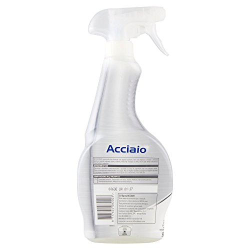 Cif - Acciaio, Detersivo con Agenti Lucidanti - 6 pezzi da 500 ml [3 l]