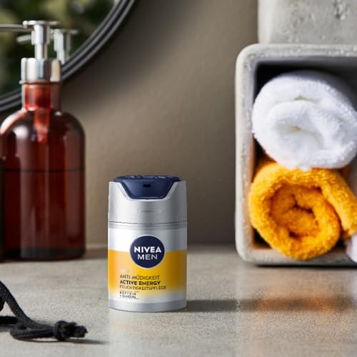 NIVEA Men Active Energy - Crema Viso Uomo, Idratante Rivitalizzante - 50 ml