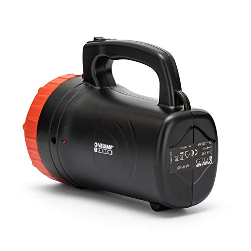 Doctor Light VELAMP IR551LED Faro Ricaricabile 1W, Nero