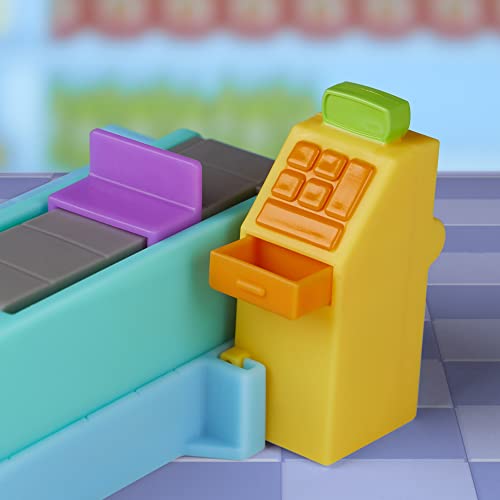 Peppa Pig Hasbro playset Peppa al Supermercato, Giocattolo per età prescolare, Include 2 Action Figure e 8 Accessori a Tema, dai 3 Anni in su, Colore Come Indicato, Medium, 5010994137618