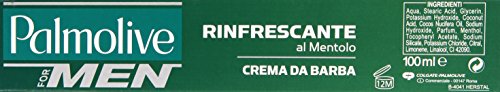 Palmolive - Crema da Barba, Rinfrescante al Mentolo - 100 ml