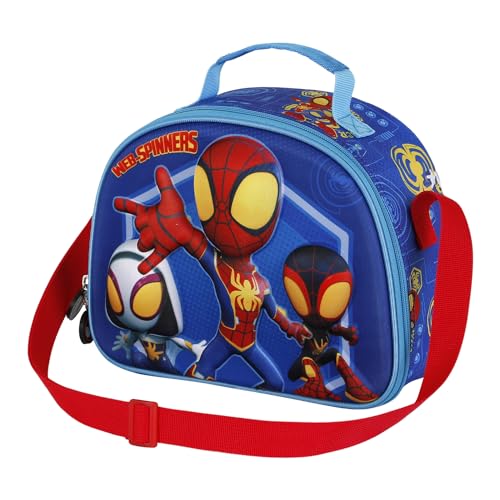 Marvel Spiderman-Borsa per il Pranzo 3D, 25.5 x 20 cm
