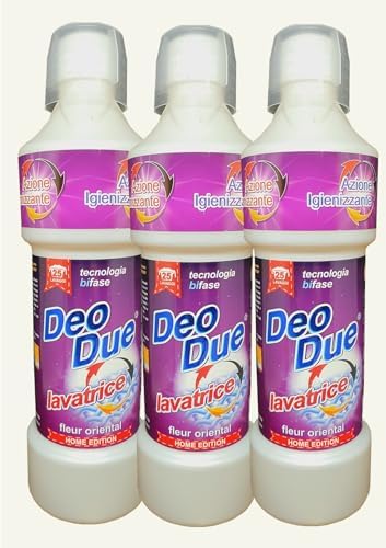 DEO DUE DETERSIVO LAVATRICE FLEUR ORIENTAL 3 PEZZI DA 1 L