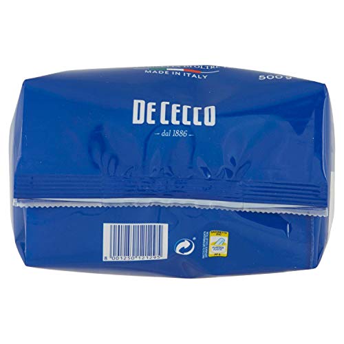 De Cecco - Calamarata n 129, Pasta di Semola di Grano Duro - 12 pezzi da 500 g [6 kg]
