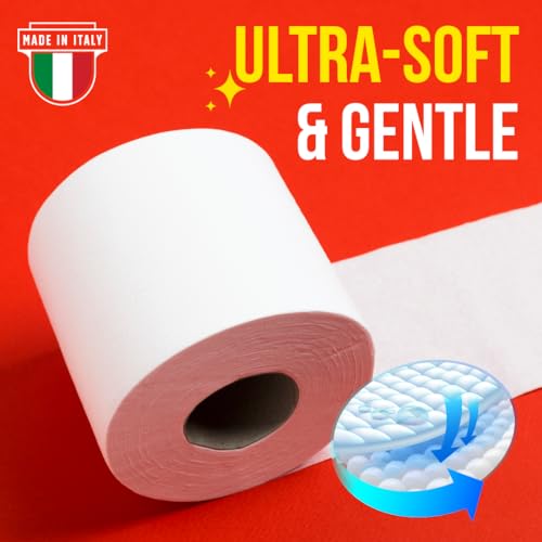 Maxi - Carta Igienica, Doppio Velo, Confezione da 3 x 8 Rotoli Giganti (24 Rotoli)