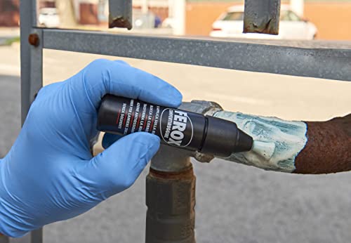 FEROX CONVERTIRUGGINE - trattamento rimozione ruggine e protezione superfici in ferro, prodotto togli ruggine, beccuccio dosatore, per superfici arrugginite e non arrugginite