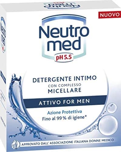 6 X NEUTROMED DETERGENTE INTIMO CON COMPLESSO MICELLARE ATTIVO FOR MEN PH 5.5 200 ML