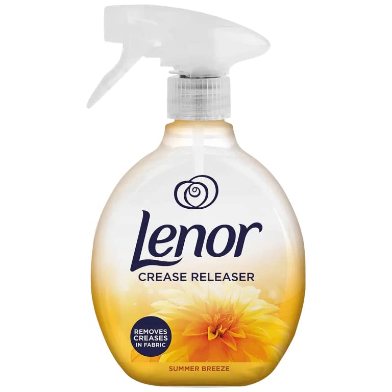 Lenor Spray antipiega per rimuovere le pieghe dal tessuto, profumo Summer Breeze, confezione doppia, 2 x 500 ml