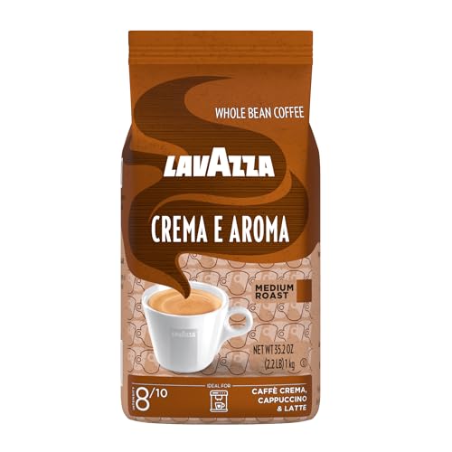 Lavazza Miscela di caffè integrale di prima qualità, espresso medio tostato