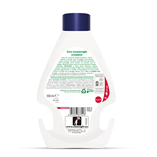 Dual Power Eco Cura Lavastoviglie - Azione Sgrassante e Anticalcare per Lavastoviglie - 250ml