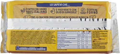 Tuc Cracker, Integrale, Cotto al Forno con Grano 100% Italiano, 267g