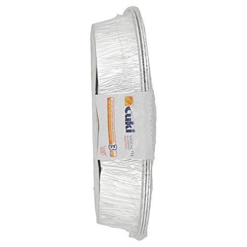 Cuki - Vaschette Alluminio, Doppia Forza, Piã¹ Consistenza E Tenuta, Spessore Maggiorato, Forno E Microonde, 8 Porzioni - 3 Pezzi