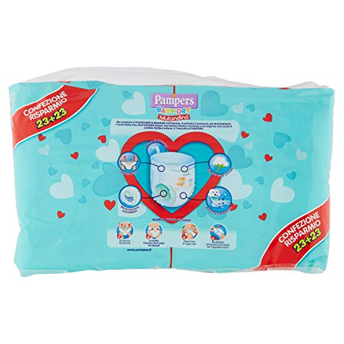 Pampers Baby Dry Mutandino Junior - 667 Gr