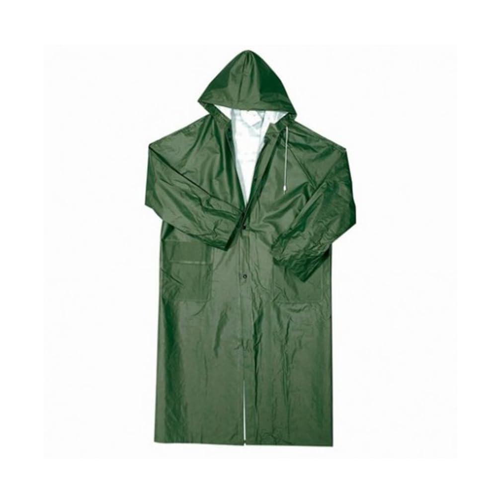 CG94 IMPERMEABILE CAPPOTTO PLUVIO ANTISTRAPPO VERDE TAGLIA L