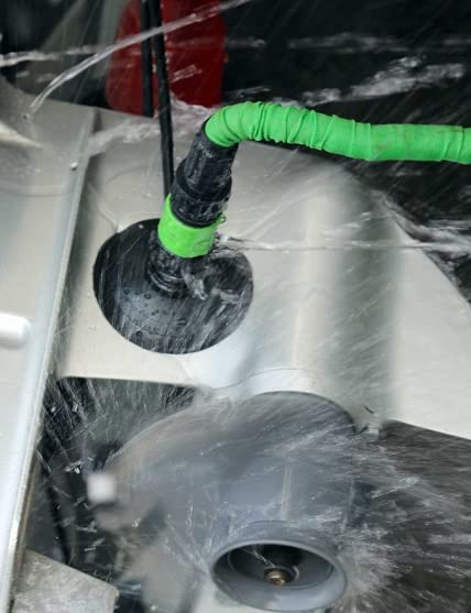 CG94 Cuffia Lavaggio Motore Fuoribordo Flusher Tondo Barca Gommone