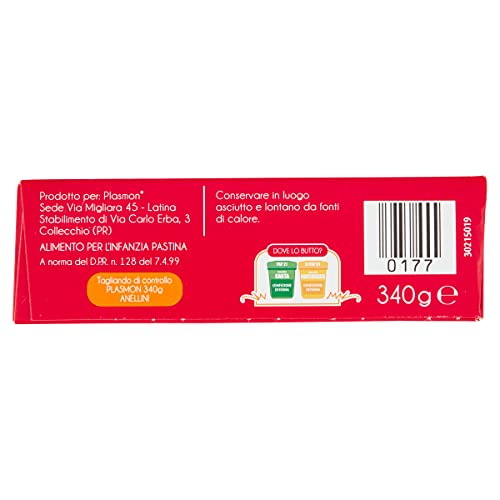 Plasmon Pastina Anellini 340g