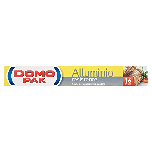 Domopak - Alluminio, Resistente Adatto Per Conservare e Cuocere - 16 Metri