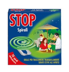 Stop 3812 INSETTICIDA SPIRALI ANTIZANZARE Pz 10, Multicolor