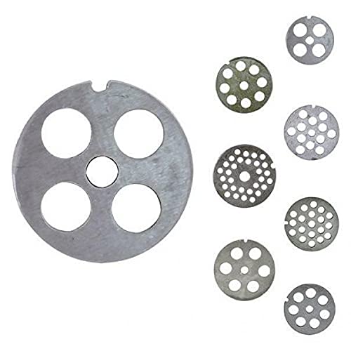 PIASTRA PER TRITACARNE MANUALE Per n.32 - 6 fori da 20 mm.