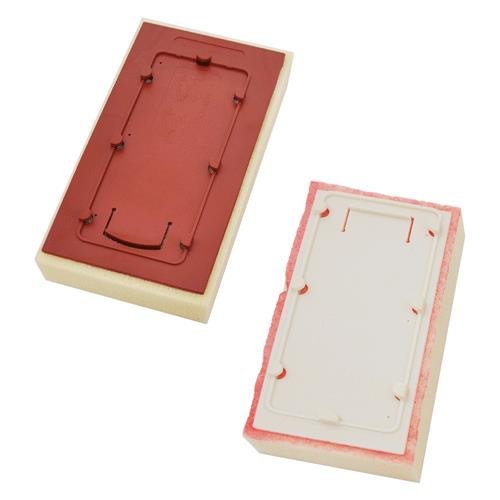 Raimondi Spugna Frattone 13x30 Cm Con Attacco Rapido, Badile in Plastica Bianca