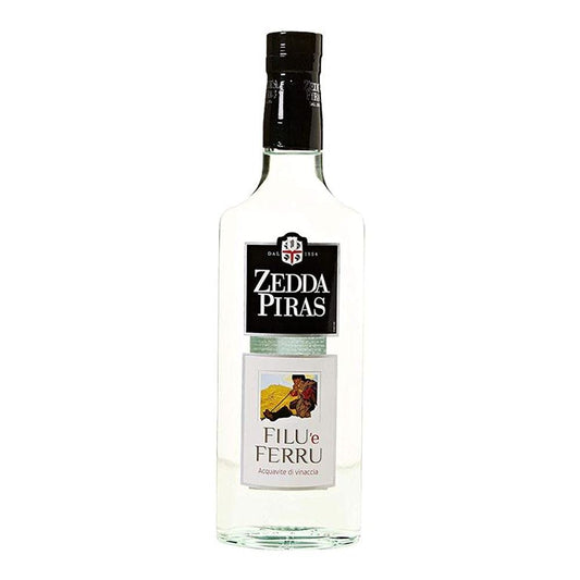 GRAPPA FILU E FIERRU ZEDDA PIRAS -70CL - Confezione da 1 Bottiglie -