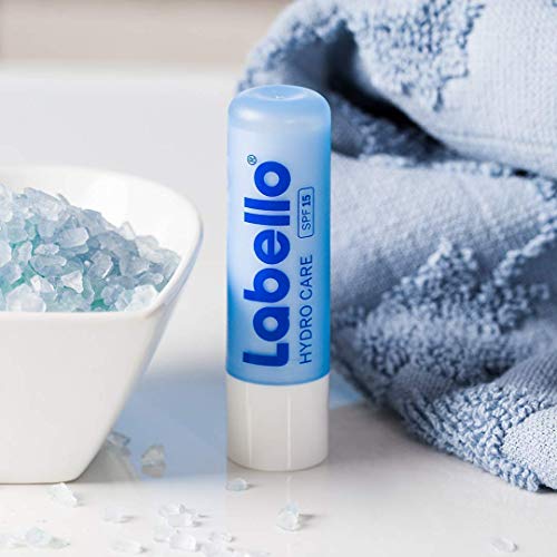 Labello Bipack Sun Protect SPF30 e Hydro Care SPF15 2 x 4.8 g, Burrocacao labbra in confezione doppia, Duo con burrocacao protezione solare idratante e balsamo labbra con filtri UVA/UVB