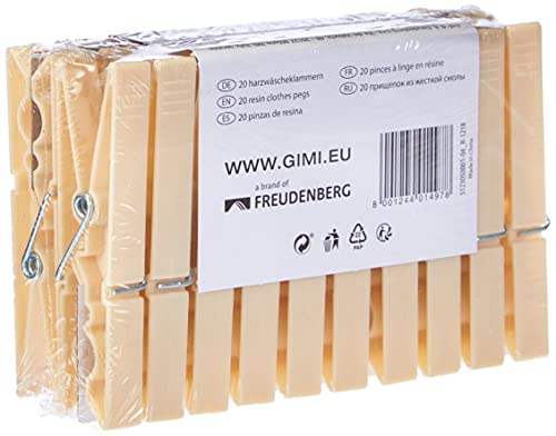 Gimi Easy La Molletta, Avorio, 2x1.5x9 cm, 20 unità