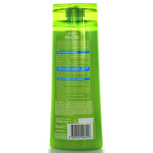 12 x FRUCTIS Shampoo Fortificante 2 In 1 Capelli Normali 250 Ml