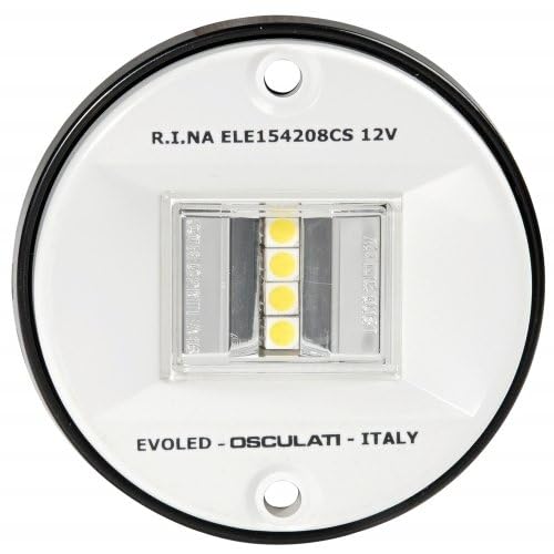 Osculati 11.039.21 Luci di Via Evoled con Sorgente Luminosa a LED a Basso Consumo, Inox Lucido